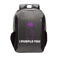 I Purple You Kdrama Korean Hand Symbol Kpop Vector Backpack