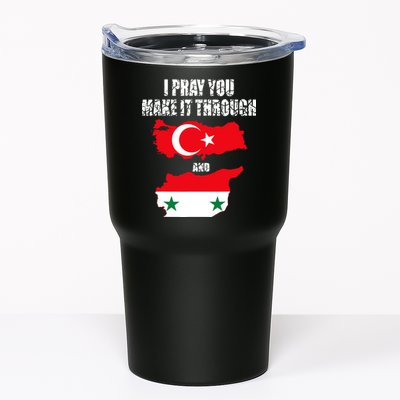 I Pray You Make It Through , Flag Turkey, Syria Tumbler
