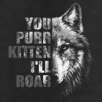 ILl Protect You Kitten No Matter What Funny Alpha Wolf Meme Cool Comfort Performance Bucket Hat