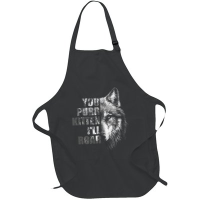 ILl Protect You Kitten No Matter What Funny Alpha Wolf Meme Apron