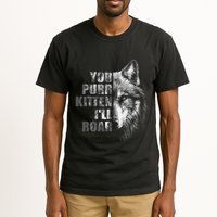 ILl Protect You Kitten No Matter What Funny Alpha Wolf Meme Tall T-Shirt