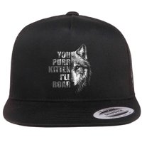 ILl Protect You Kitten No Matter What Funny Alpha Wolf Meme Flatbill Hat