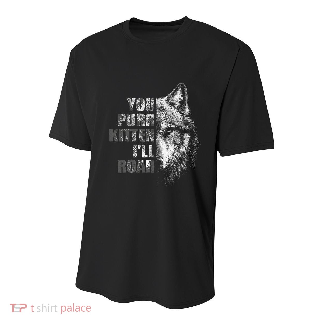 ILl Protect You Kitten No Matter What Funny Alpha Wolf Meme Youth Performance Sprint T-Shirt