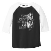 ILl Protect You Kitten No Matter What Funny Alpha Wolf Meme Toddler Fine Jersey T-Shirt
