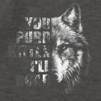 ILl Protect You Kitten No Matter What Funny Alpha Wolf Meme Vector Backpack