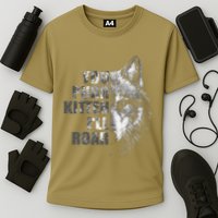 ILl Protect You Kitten No Matter What Funny Alpha Wolf Meme Performance Shirt