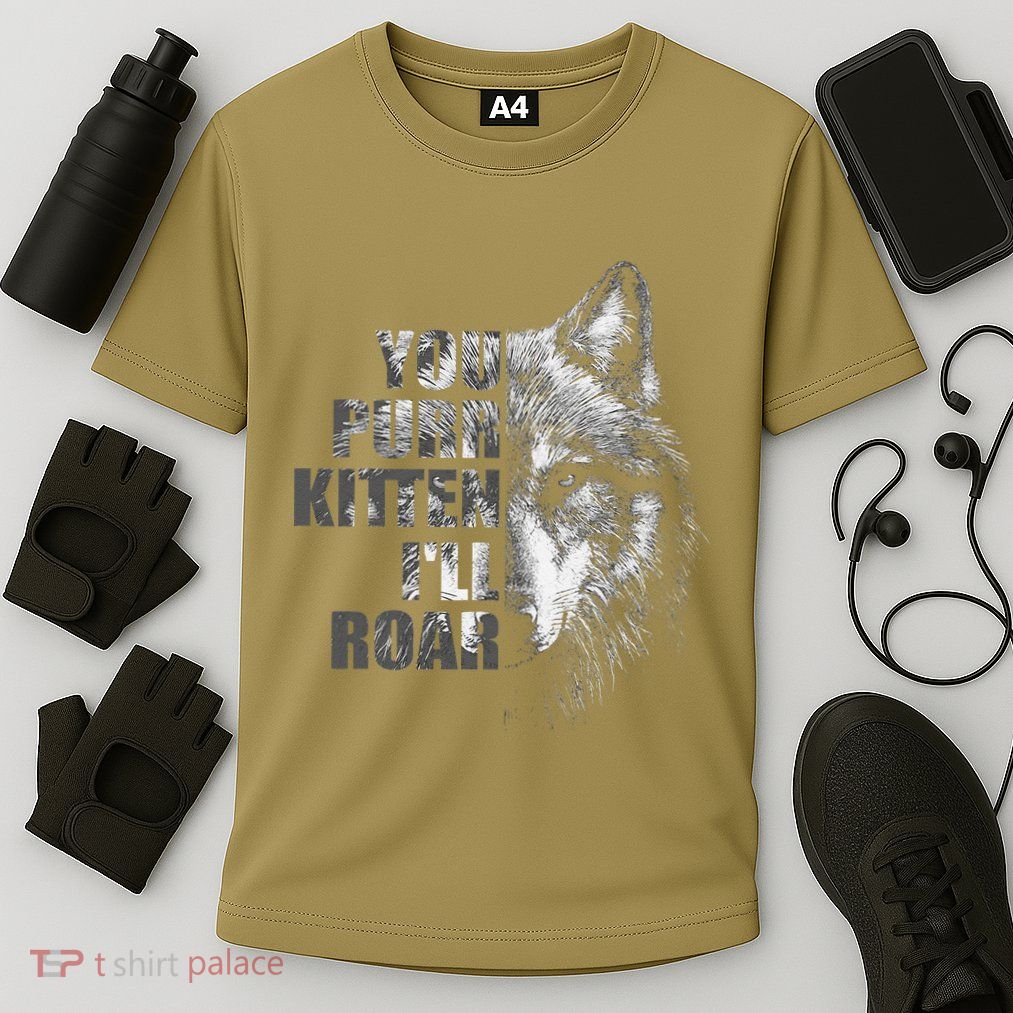 ILl Protect You Kitten No Matter What Funny Alpha Wolf Meme Performance Shirt