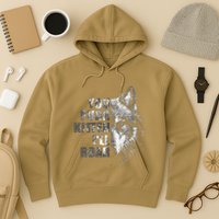 ILl Protect You Kitten No Matter What Funny Alpha Wolf Meme Hoodie