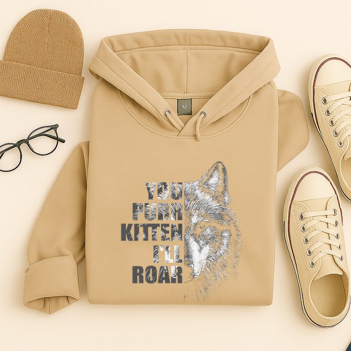 ILl Protect You Kitten No Matter What Funny Alpha Wolf Meme Hoodie