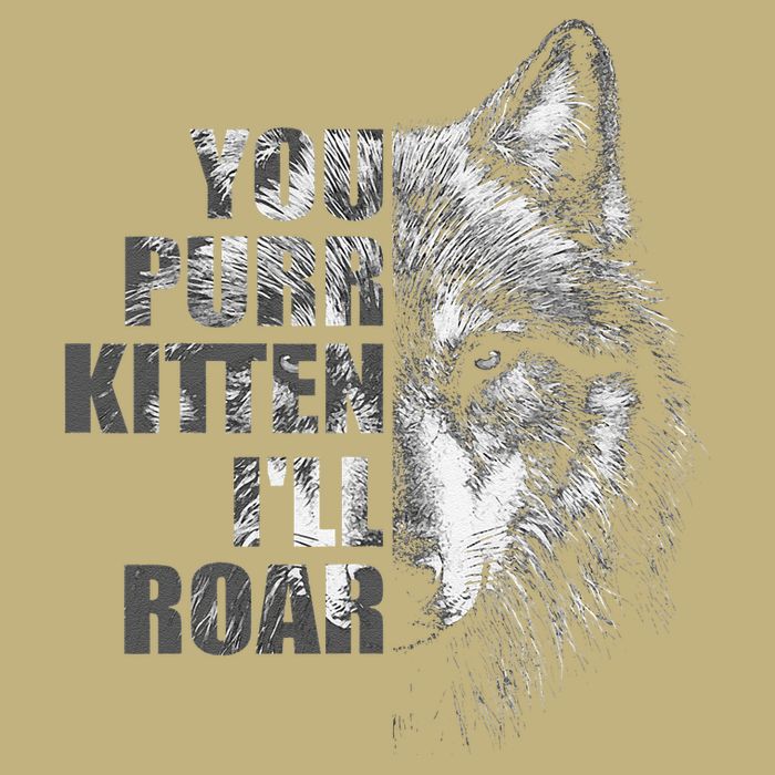 ILl Protect You Kitten No Matter What Funny Alpha Wolf Meme Hoodie