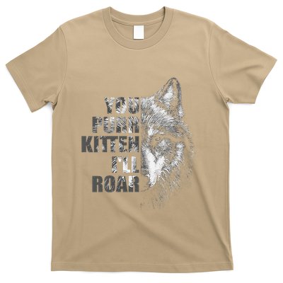 ILl Protect You Kitten No Matter What Funny Alpha Wolf Meme T-Shirt