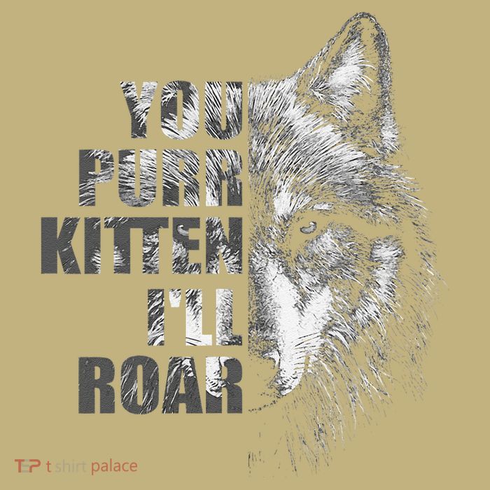 ILl Protect You Kitten No Matter What Funny Alpha Wolf Meme Magnet