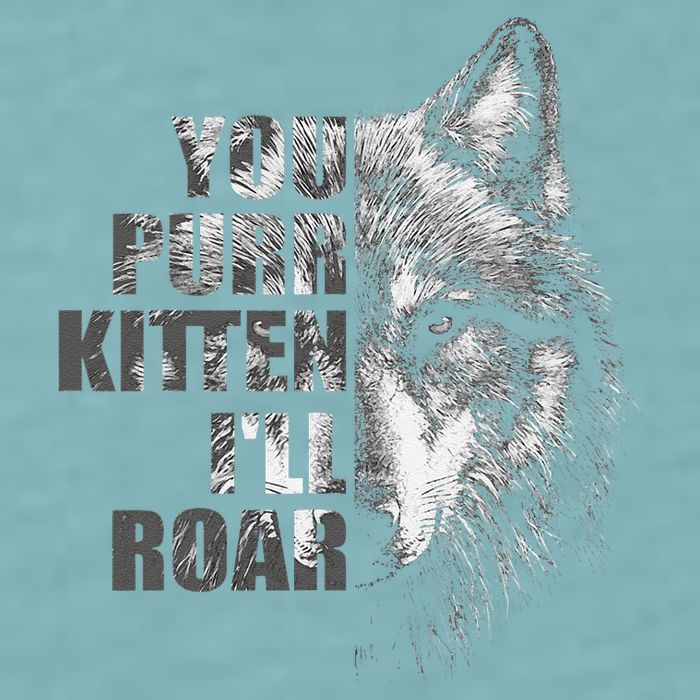 ILl Protect You Kitten No Matter What Funny Alpha Wolf Meme Sueded Cloud Jersey T-Shirt