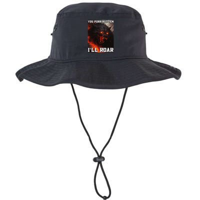 ILl Protect You Kitten No Matter What Funny Alpha Wolf Meme Bucket Hat