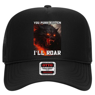 ILl Protect You Kitten No Matter What Funny Alpha Wolf Meme Trucker Hat