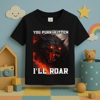 ILl Protect You Kitten No Matter What Funny Alpha Wolf Meme Toddler T-Shirt