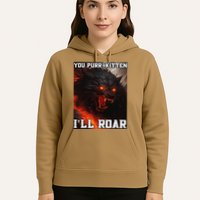 ILl Protect You Kitten No Matter What Funny Alpha Wolf Meme Hoodie