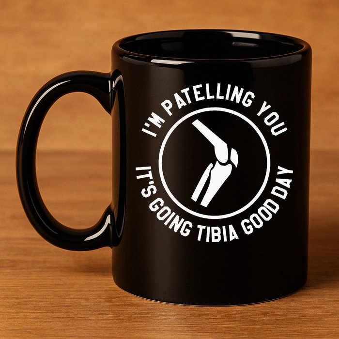 I'm Patelling You It's Going Tibia Good Day Therapist 11oz C Handle Ceramic Mug