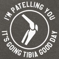 I'm Patelling You It's Going Tibia Good Day Therapist Cotton Canvas Backpack
