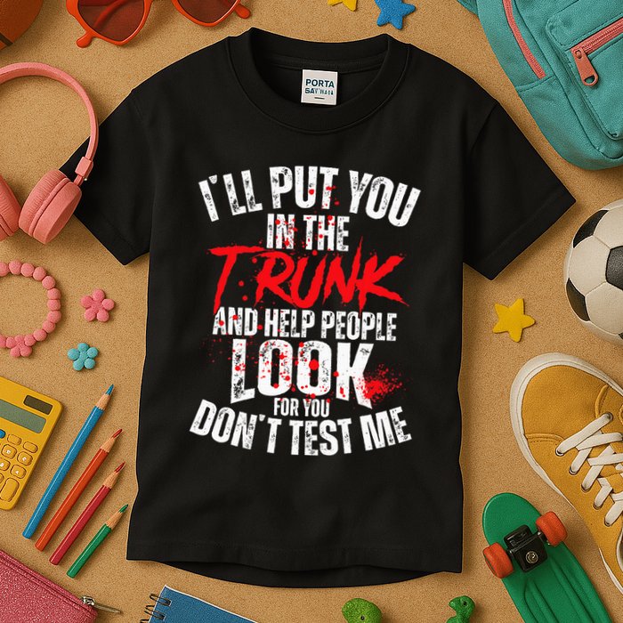 ILl Put You In The Trunk Kids T-Shirt