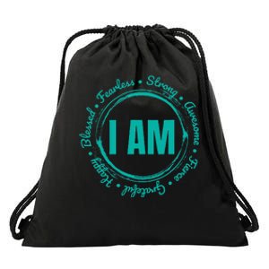 Inspirational Quote Apparel When Kindness Matters Drawstring Bag