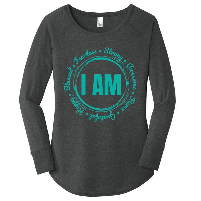 Inspirational Quote Apparel When Kindness Matters Women's Perfect Tri Tunic Long Sleeve Shirt