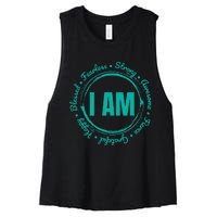 Inspirational Quote Apparel When Kindness Matters Women's Racerback Cropped Tank