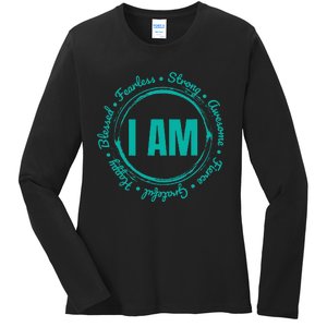 Inspirational Quote Apparel When Kindness Matters Ladies Long Sleeve Shirt