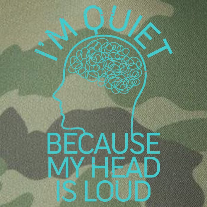 I'm Quiet Because My Head Is Loud Legacy Tie Dye Trucker Hat