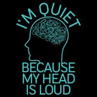 I'm Quiet Because My Head Is Loud Wool Snapback Cap