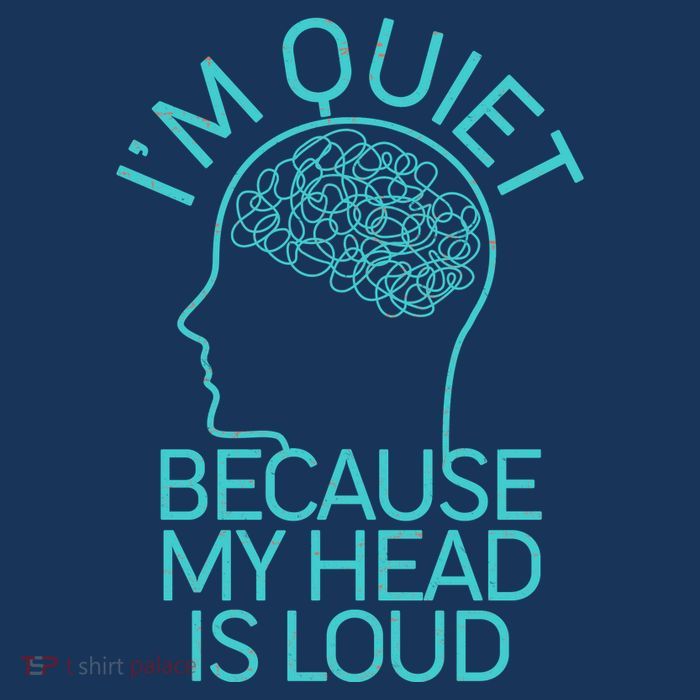 I'm Quiet Because My Head Is Loud Youth Performance Sprint T-Shirt