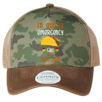 In Queso Emergency Call Nine Juan Juan Funny Mexican Legacy Tie Dye Trucker Hat