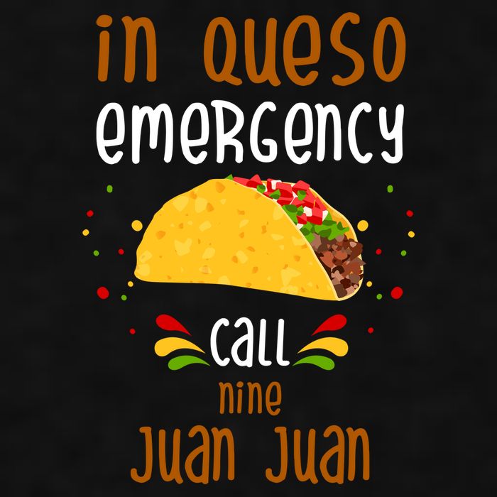 In Queso Emergency Call Nine Juan Juan Funny Mexican Ladies PosiCharge Tri-Blend Wicking Tank