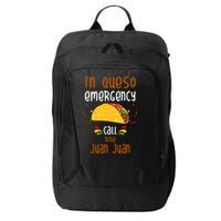 In Queso Emergency Call Nine Juan Juan Funny Mexican City Backpack