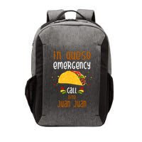 In Queso Emergency Call Nine Juan Juan Funny Mexican Vector Backpack