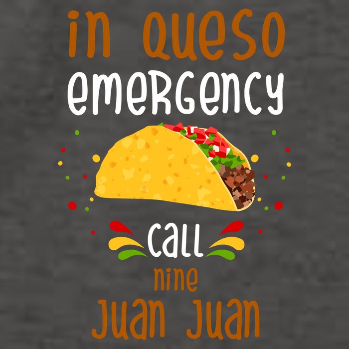 In Queso Emergency Call Nine Juan Juan Funny Mexican Vector Backpack