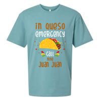 In Queso Emergency Call Nine Juan Juan Funny Mexican Sueded Cloud Jersey T-Shirt