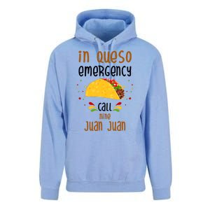 In Queso Emergency Call Nine Juan Juan Funny Mexican Unisex Surf Hoodie