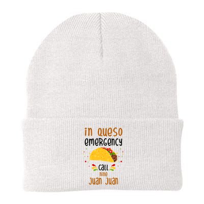In Queso Emergency Call Nine Juan Juan Funny Mexican Beanie