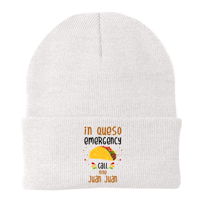 In Queso Emergency Call Nine Juan Juan Funny Mexican Beanie