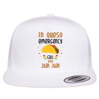 In Queso Emergency Call Nine Juan Juan Funny Mexican Flatbill Hat