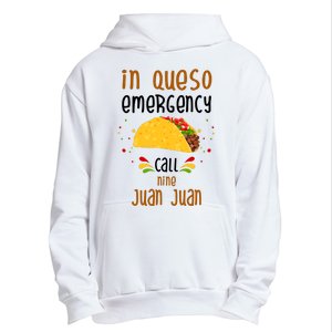 In Queso Emergency Call Nine Juan Juan Funny Mexican Urban Pullover Hoodie