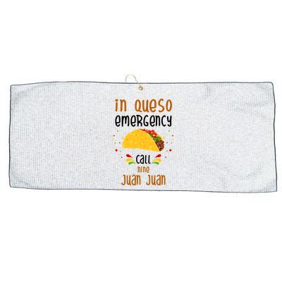 In Queso Emergency Call Nine Juan Juan Funny Mexican Large Microfiber Waffle Golf Towel
