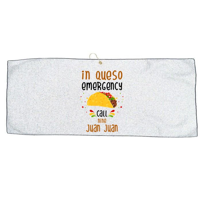 In Queso Emergency Call Nine Juan Juan Funny Mexican Large Microfiber Waffle Golf Towel