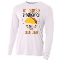 In Queso Emergency Call Nine Juan Juan Funny Mexican Cooling Performance Long Sleeve Crew