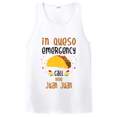 In Queso Emergency Call Nine Juan Juan Funny Mexican PosiCharge Competitor Tank