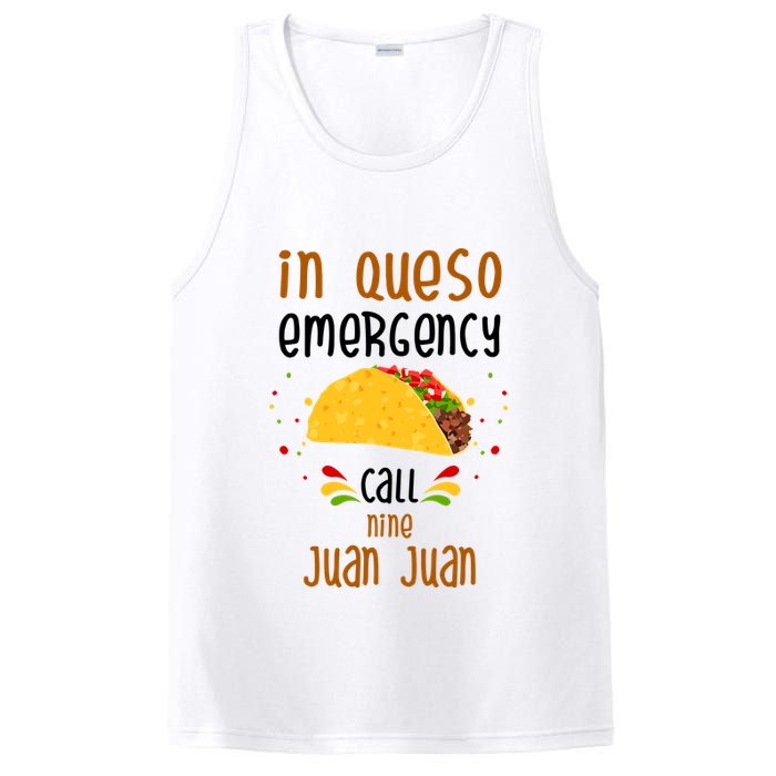 In Queso Emergency Call Nine Juan Juan Funny Mexican PosiCharge Competitor Tank