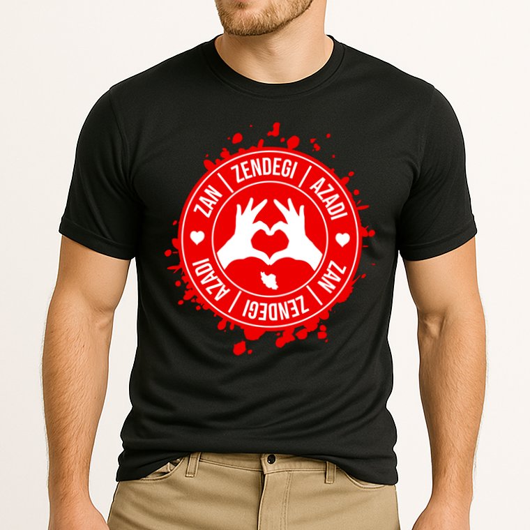 Iran Quote Free Iran | Zan Zendegi Azadi | Love Freedom Performance Shirt