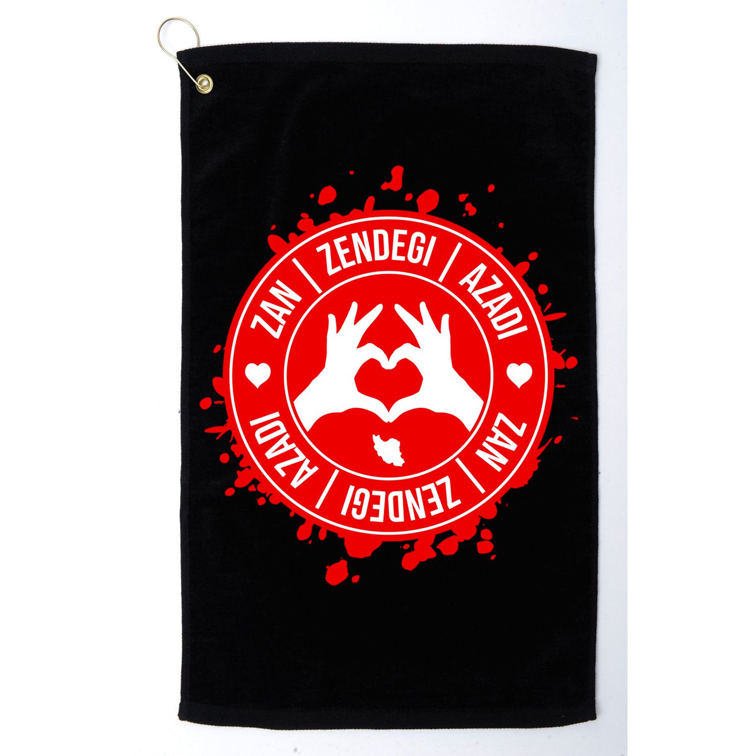 Iran Quote Free Iran | Zan Zendegi Azadi | Love Freedom Golf Towel