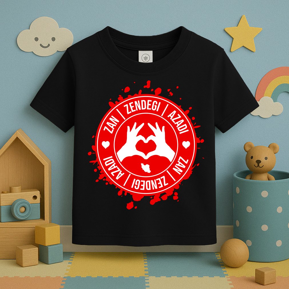 Iran Quote Free Iran | Zan Zendegi Azadi | Love Freedom Toddler T-Shirt